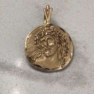 Vintage 14k Gold Jesus Pendant